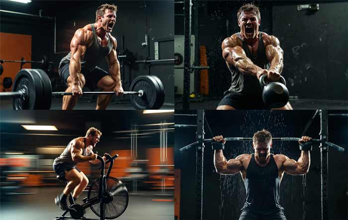 نمونه برنامه تمرینی