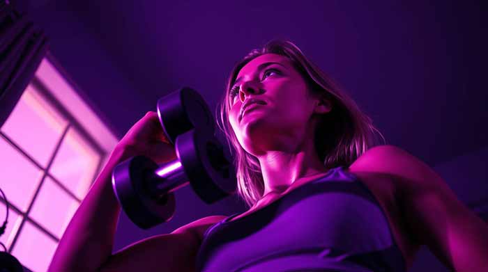 تمرینات ورزشی ورزش با دمبل