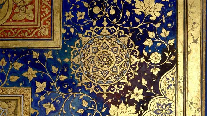 حاشیه شمسه‌دار